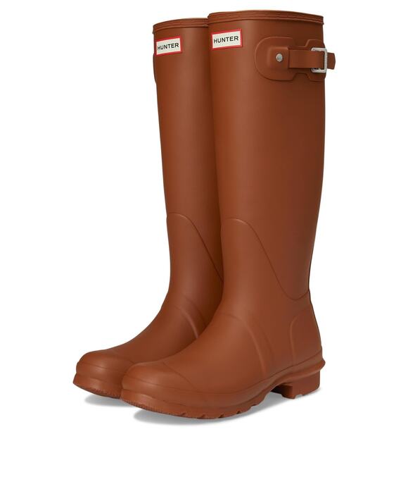 Hunter Shoes - HUNTER WOMENS ORIGINAL TALL BOOTS MEDIUM BROWN,10 MEDIUM
